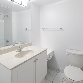 Photo of a bathroom vanity